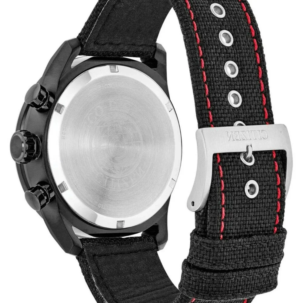 Citizen Eco-Drive 45mm Nylon Strap Watch